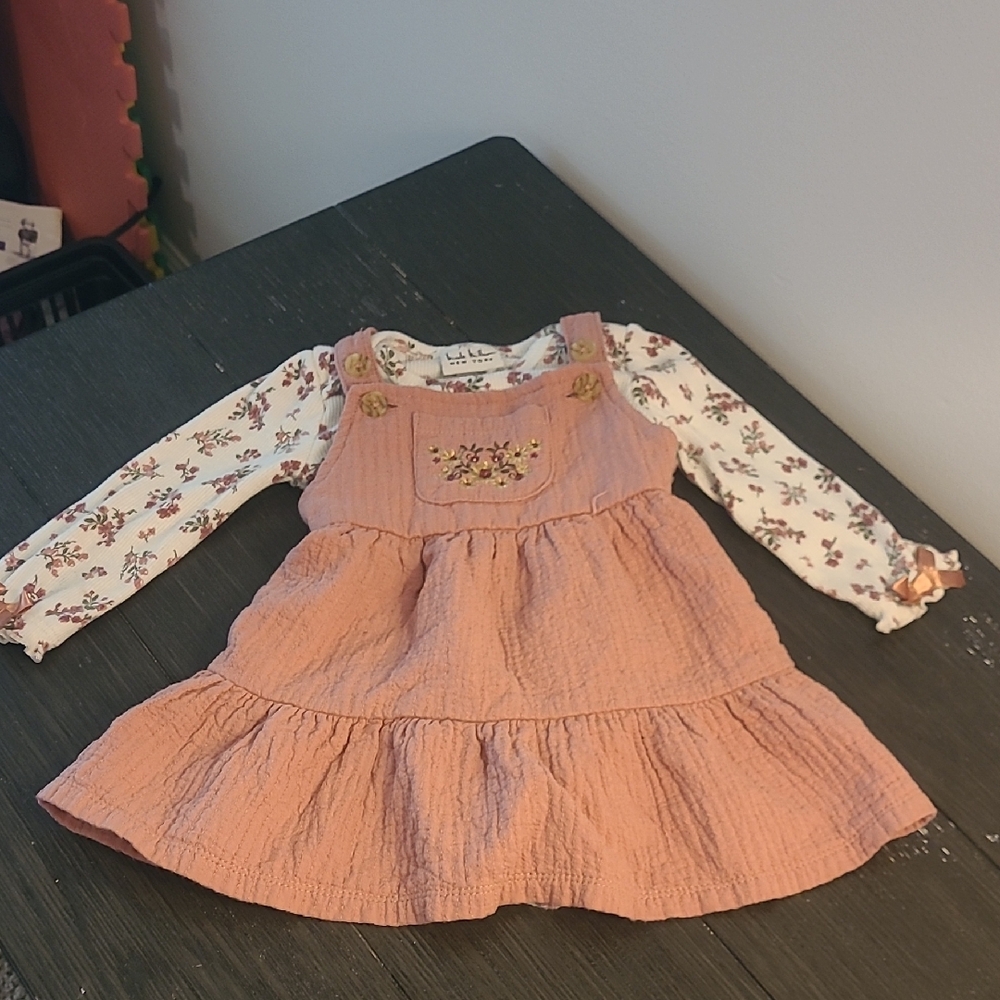Nicole Miller Floral Ribbed Top